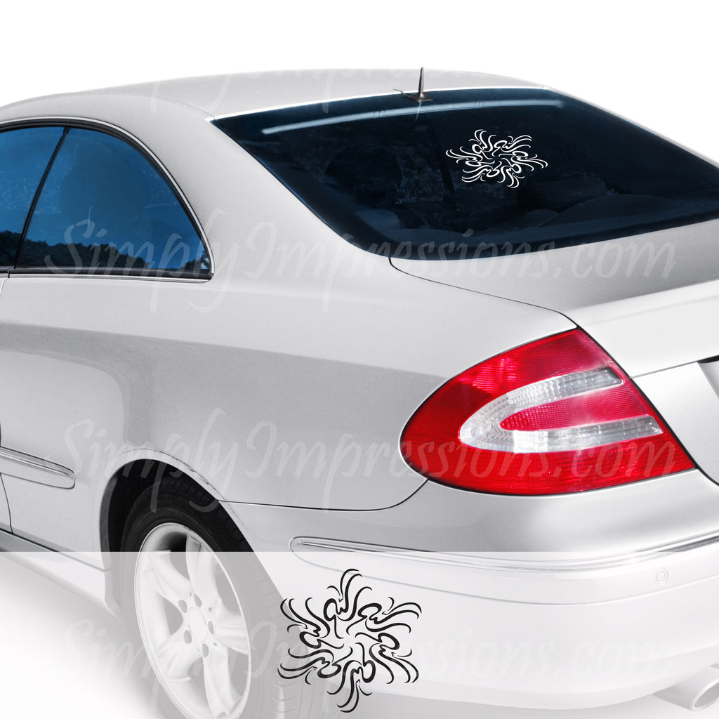 Allah, Islamic Car decal, vinyl wrap art for your vehicle. Display Arabic text Allah (الله) on the car window, in Modern Muslim Calligraphy Script. Let your (Irada) desire for beautiful arts showcase to all.