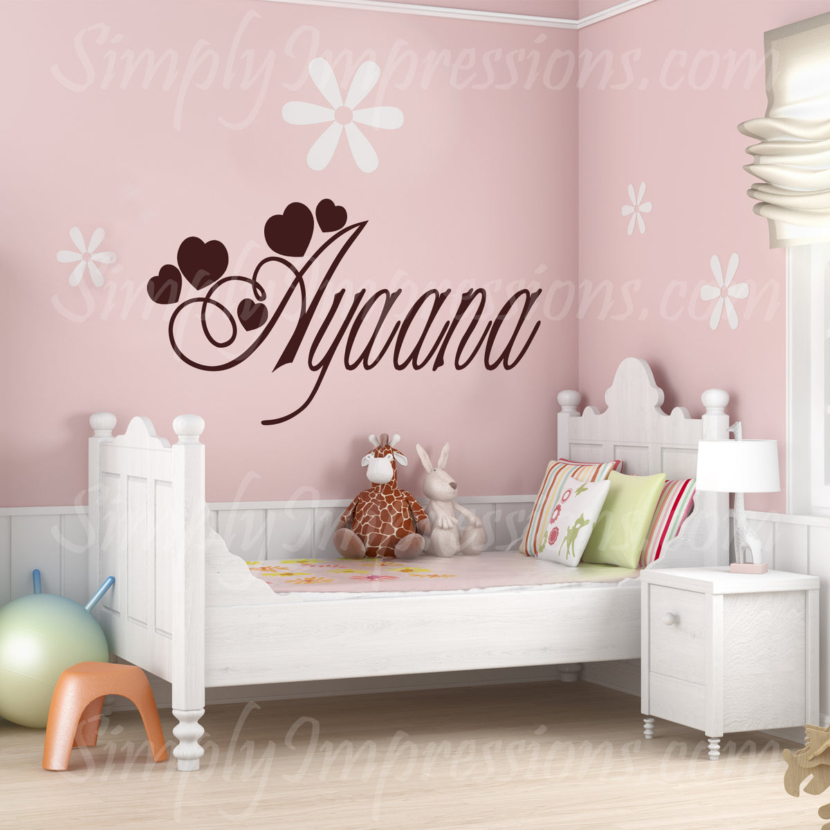 Custom English Names – Personalized Decals
