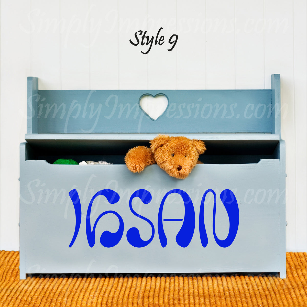 Custom English Names – Personalized Decals