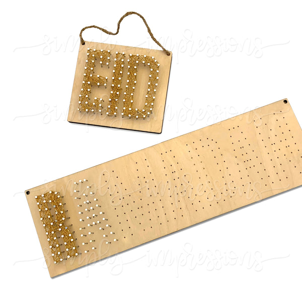 Ramadan / Eid DIY Craft- String Art