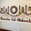 Large Ramadan Eid & Mubarak Wood Cut out