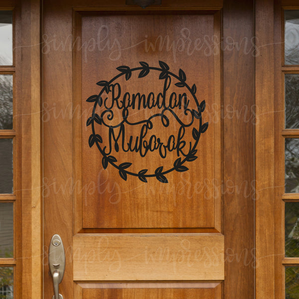 Ramadan Mubarak Wreath- Decal