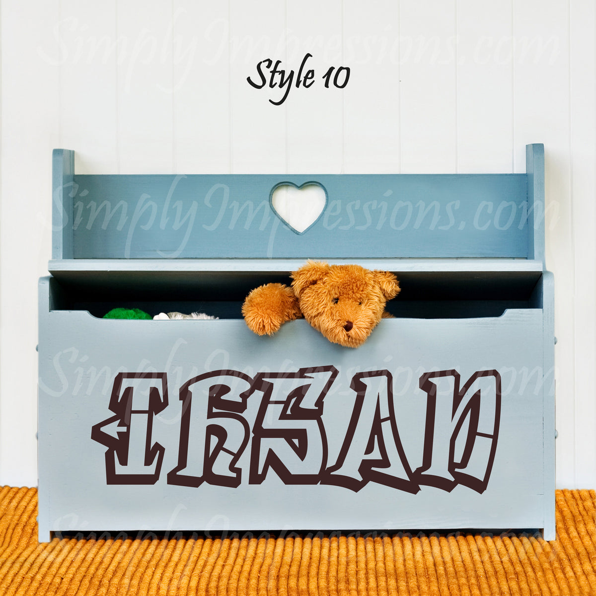 Custom English Names – Personalized Decals