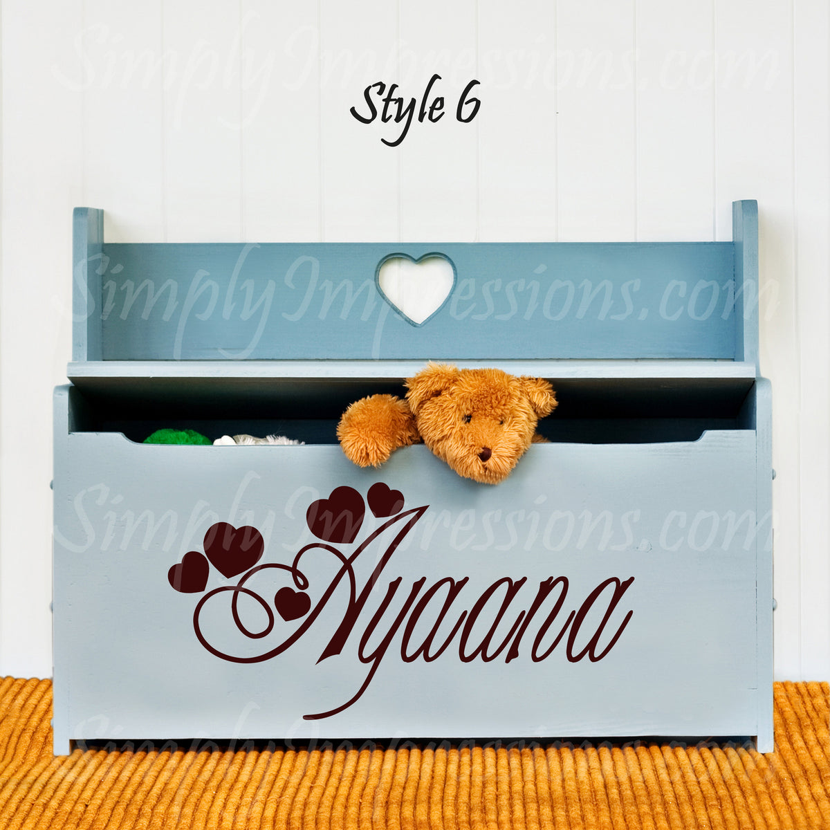 Custom English Names – Personalized Decals