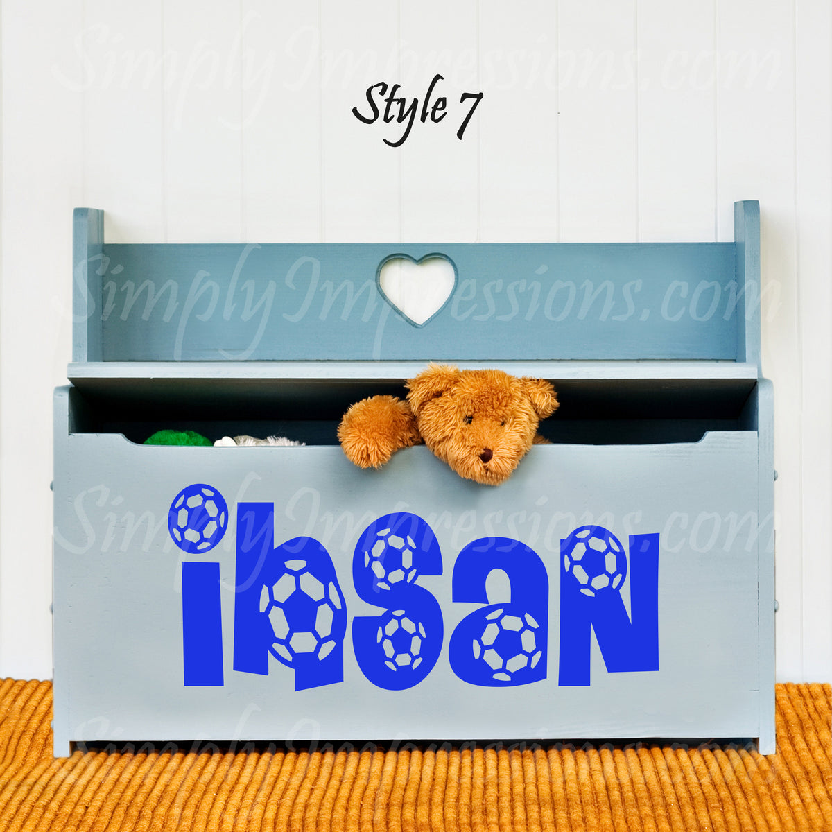 Custom English Names – Personalized Decals